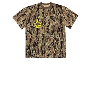 Nike Air Jordan Travis Scott Cactus Jack Camo T Shirt Mens Medium NWT